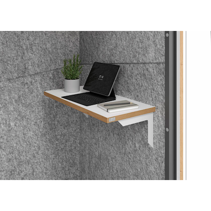 Artikelbild 8 für HAMMERBACHER SilentSpace Telefonbox grau 1 Fachboden mit Beleuchtung, Artikelnummer 576609