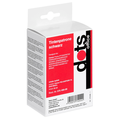 Artikelbild 2 für dots schwarz Druckerpatrone kompatibel zu Canon PGI-550 XL PGBK, Artikelnummer 575496