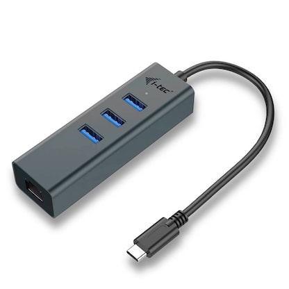 Artikelbild für i-tec® USB-Hub USB-C Metal 3-fach grau, Artikelnummer 662146