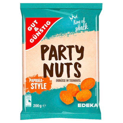 Artikelbild für GUT&GÜNSTIG Party Nuts Erdnüsse 200,0 g, Artikelnummer 988143