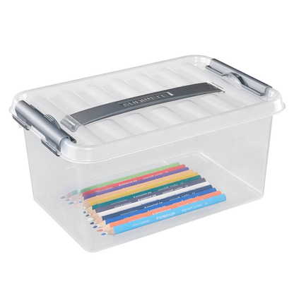 Artikelbild 3 für sunware Q-line Aufbewahrungsbox 6,0 l transparent 30,0 x 20,0 x 14,0 cm, 1 St., Artikelnummer 145685