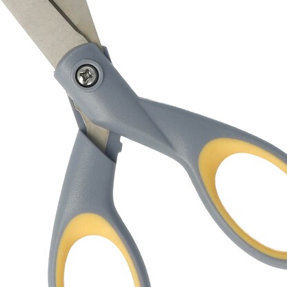 Artikelbild 3 für WESTCOTT Papierschere TITANIUM Super grau-gelb 18,0 cm, Artikelnummer 398289