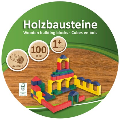 Artikelbild 6 für Idena KDT7920 Holzbausteine Bausteine, Artikelnummer 819393