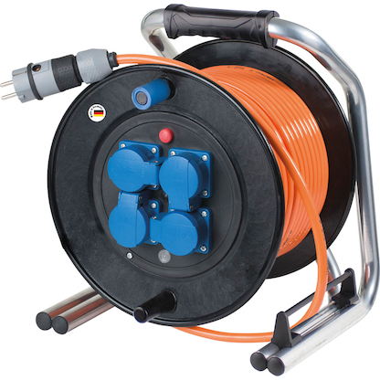 Artikelbild für as-Schwabe Panzer-Vollgummi Kabeltrommel 50,0 m, Artikelnummer 969083