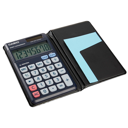 Artikelbild 4 für CASIO SL-300VERA Taschenrechner dunkelblau, Artikelnummer 681831