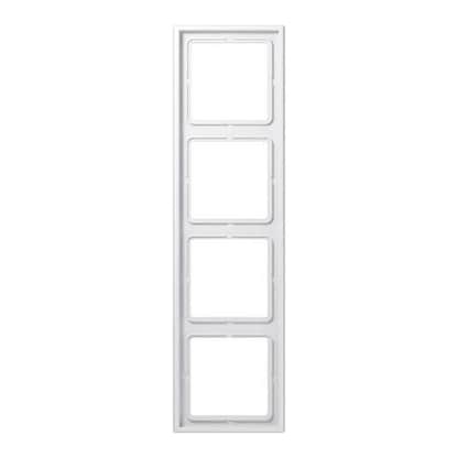 Artikelbild für JUNG 4-fach Steckdosenrahmen weiß 29,4 x 8,1 cm, 1 St., Artikelnummer 176259