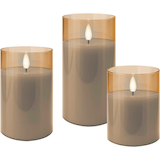 Artikelbild 1 für goobay LED-Kerzen gold, 3 St., Artikelnummer 725509