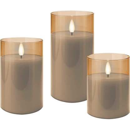 Artikelbild für goobay LED-Kerzen gold, 3 St., Artikelnummer 725509