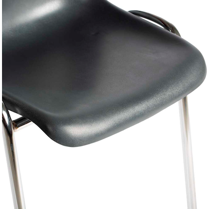 Artikelbild 5 für LÜLLMANN Stapelstuhl Premium 230110 dunkelgrau Kunststoff, 1 St., Artikelnummer 790937