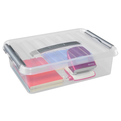 Artikelbild 4 für sunware Q-line Aufbewahrungsbox 10,0 l transparent 40,0 x 30,0 x 12,0 cm, 1 St., Artikelnummer 145692