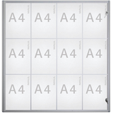 Artikelbild 1 für MAUL Schaukasten Extraslim grau 12x DIN A4 93,1 x 2,7 x 96,3 cm, 1 St., Artikelnummer 515142