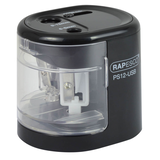 Artikelbild 1 für RAPESCO® elektrischer Anspitzer PS12 schwarz, Artikelnummer 386593