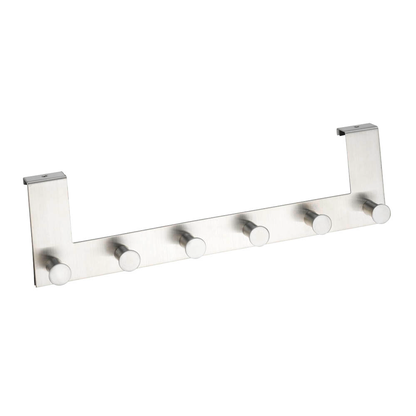 Artikelbild 2 für WENKO Türgarderoben Celano mit 2x 6 Haken silber, 2 St., Artikelnummer 806832