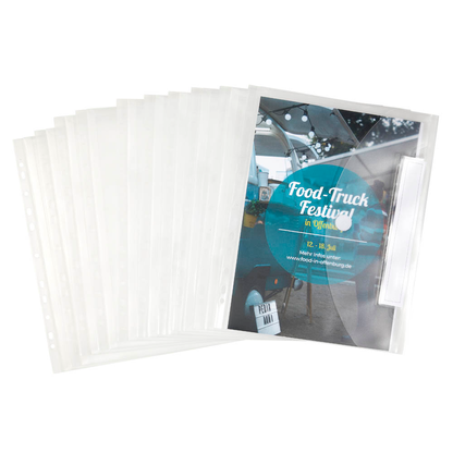 Artikelbild 4 für FolderSys Dokumententaschen Index DIN A4 transparent genarbt 0,20 mm, 10 St., Artikelnummer 450039