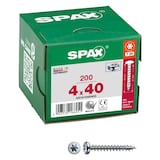 Artikelbild 1 für SPAX® Universalschrauben T20 Halbrundkopf WIROX 0201010400403 4 mm x 40 mm, 200 St., Artikelnummer 396467