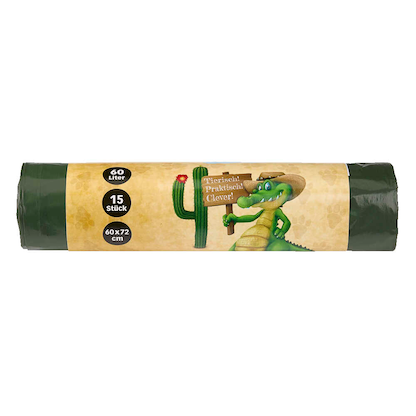 Artikelbild 2 für dundee Müllbeutel 60,0 l schwarz 30,0 µm, 15 St., Artikelnummer 618159