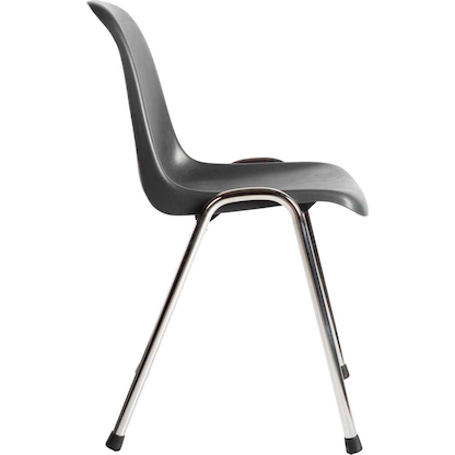 Artikelbild 4 für LÜLLMANN Stapelstuhl Premium 230110 dunkelgrau Kunststoff, 1 St., Artikelnummer 790937