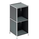 Artikelbild 1 für viasit Aktenregal System4 anthrazit 40,4 x 40,4 x 80,7 cm, 1 St., Artikelnummer 135564