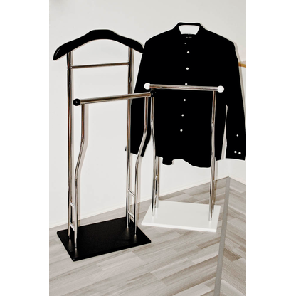 Artikelbild 3 für HAKU Möbel Herrendiener 38349 weiß Metall 45,0 x 110,0 cm, Artikelnummer 552374