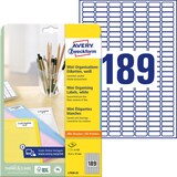 Artikelbild 1 für AVERY Zweckform Etiketten L7658-25 weiß 25,4 x 10,0 mm, 25 Blatt, Artikelnummer 574335