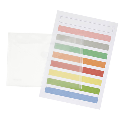 Artikelbild 2 für FolderSys Dokumententaschen Index DIN A5 transparent genarbt 0,20 mm, 10 St., Artikelnummer 449987