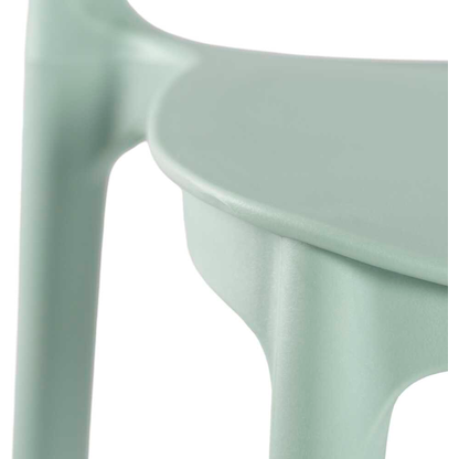 Artikelbild 6 für LÜLLMANN Besucherstuhl 230800 salbei Kunststoff, 1 St., Artikelnummer 790976