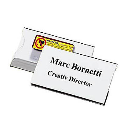 Artikelbild für DURABLE Namensschilder mit Magnet 7,5 x 4,0 cm, 25 St., Artikelnummer 503284