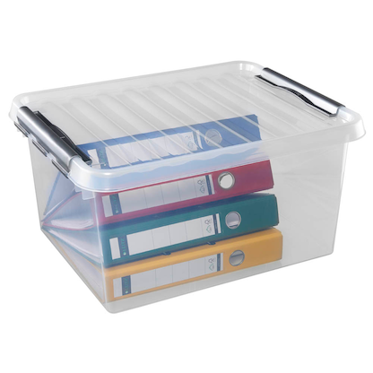 Artikelbild 4 für sunware Q-line Aufbewahrungsbox 36,0 l transparent 50,0 x 40,0 x 25,5 cm, 1 St., Artikelnummer 145728