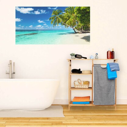 Artikelbild 4 für relaxdays Wäschesortierer hellbraun, grau, 1 St., Artikelnummer 520433