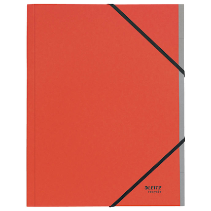 Artikelbild für LEITZ Ordnungsmappe recycle 3914 6 Fächer rot, 1 St., Artikelnummer 854543