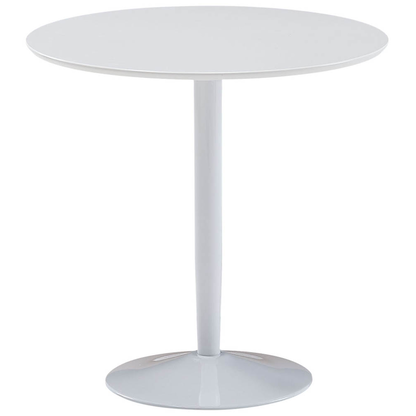 Artikelbild für WOHNLING Esstisch weiß rund, Mittelfuß weiß, 75,0 x 75,0 x 74,0 cm, Artikelnummer 909723