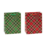 Artikelbild 1 für TSI Geschenktüten Tartan Motiv sortiert 18,0 x 23,0 cm, 12 St., Artikelnummer 327207