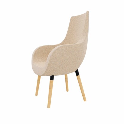 Artikelbild 2 für fm Besuchersessel Pirum sand buche Stoff 71,0 x 74,0 x 102,5 cm, 1 St., Artikelnummer 448116