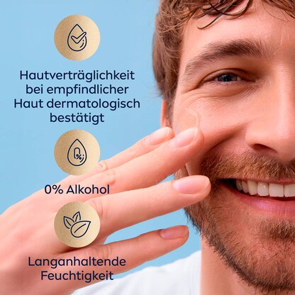 Artikelbild 5 für NIVEA MEN SENSITIVE BART & GESICHT Gesichtspflege-Gel 50 ml, Artikelnummer 579187