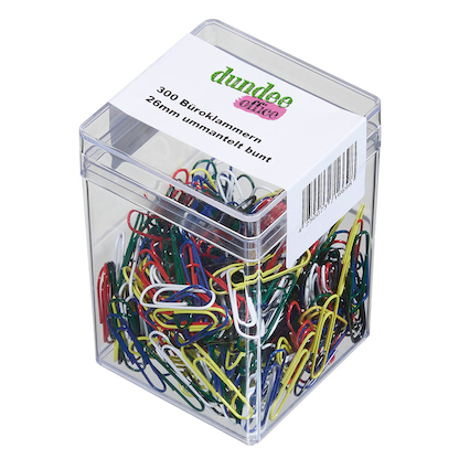 Artikelbild 3 für dundee Büroklammern farbsortiert kunststoffüberzogen, 300 St., Artikelnummer 422340