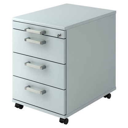 Artikelbild für HAMMERBACHER Solid AC30 Rollcontainer lichtgrau 4 Auszüge 42,8 x 58,0 x 59,0 cm, Artikelnummer 399358