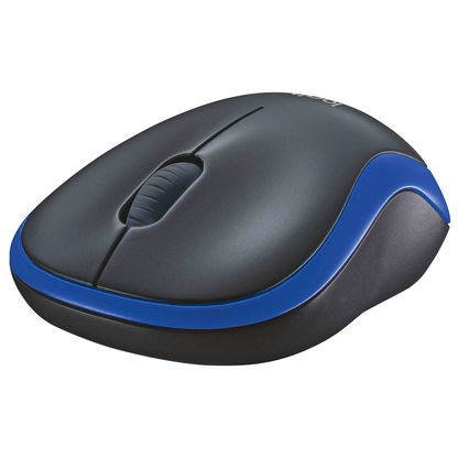 Artikelbild 2 für Logitech M185 Maus kabellos schwarz, blau, Artikelnummer 812341