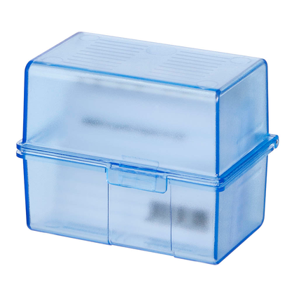 Artikelbild 6 für HAN A8 Karteikasten DIN A8 für 300 Karteikarten blau-transparent mit Deckel, Artikelnummer 458091