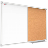 Artikelbild 1 für ALLboards Whiteboard-Pinnwand 90,0 x 60,0 cm Textil weiß, Artikelnummer 501639