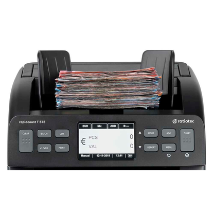 Artikelbild 4 für ratiotec Banknotenzähler rapidcount T 575, 1 St., Artikelnummer 189254