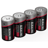 Artikelbild 1 für ANSMANN Batterien Red Alkaline Alkali-Mangan Mono D 1,5 V, 4 St., Artikelnummer 545913