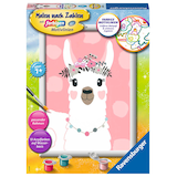 Artikelbild 1 für Ravensburger Malen-nach-Zahlen No Drama Lama mehrfarbig, Artikelnummer 478283