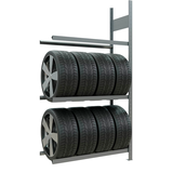 Artikelbild 1 für SCHULTE Anbau-Schwerlastregal 20771 silber 105,0 x 40,0 x 200,0 cm, Artikelnummer 855390