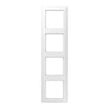 Artikelbild 1 für JUNG 4-fach Steckdosenrahmen weiß 29,4 x 8,1 cm, 1 St., Artikelnummer 176176