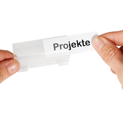 Artikelbild 3 für Vollsichtreiter transparent, 50 St., Artikelnummer 128603