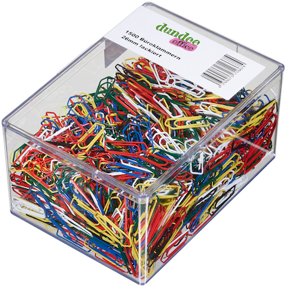 Artikelbild 4 für dundee Büroklammern farbsortiert lackiert, 1.500 St., Artikelnummer 422354