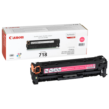 Artikelbild für Canon 718 M magenta Toner, Artikelnummer 380683
