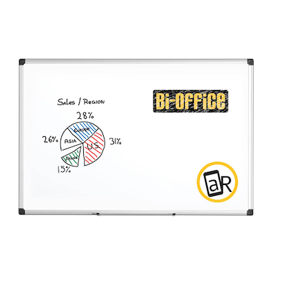 Artikelbild 4 für Bi-Office Whiteboard MAYA 180,0 x 120,0 cm weiß emaillierter Stahl, Artikelnummer 609584