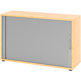 Artikelbild 1 für HAMMERBACHER 1732S Rollladenschrank ahorn, silber 1 Fachboden 120,0 x 40,0 x 74,8 cm, Artikelnummer 992925