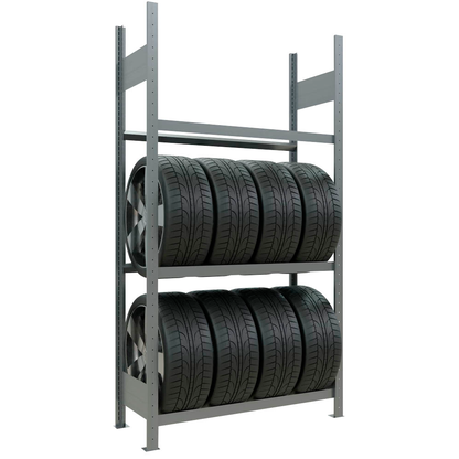 Artikelbild für SCHULTE Reifenregal 20770 silber 110,0 x 40,0 x 200,0 cm, Artikelnummer 855407